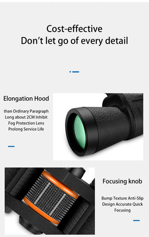 20x50 Professional Military-Grade Binoculars – Long Range, Waterproof, BAK4 Prism, Low Light Vision
