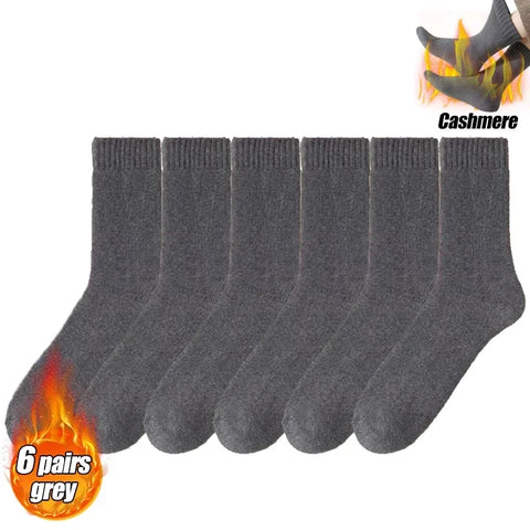 Winter Thermal Socks for Men & Women – Insulated Cold Weather Hiking Socks (Multiple Pairs Available)