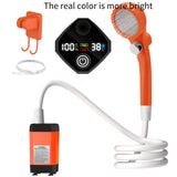 LIXADA Digital Camping Shower Kit – 6000mAh Portable Outdoor Shower with Intelligent Display for RV & Camping
