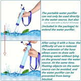 Outdoor Personal Water Filter Straw – Lightweight Emergency Water Purifier for Camping, Hiking & Survival