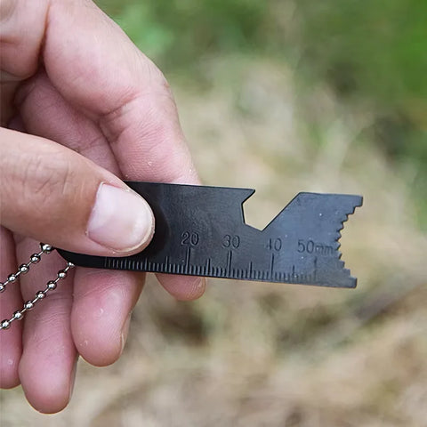 2-Pack Stainless Steel Fire Starter Keychains – Portable Survival Flint & Steel Set