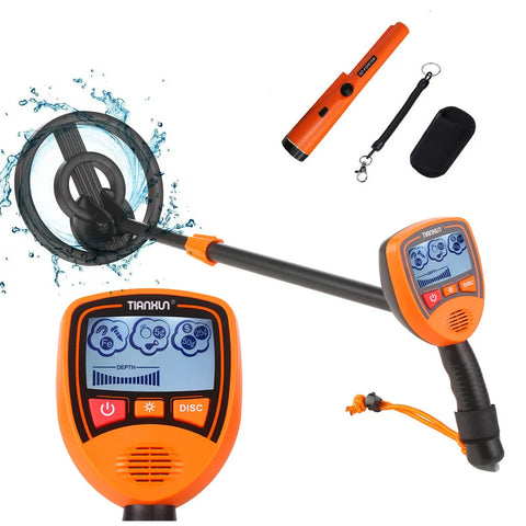 MD-1012 Kids Metal Detector – Lightweight Gold & Treasure Finder with LCD Display, Adjustable Height, and Audio Alerts