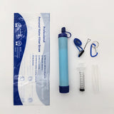 Outdoor Personal Water Filter Straw – Lightweight Emergency Water Purifier for Camping, Hiking & Survival