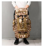 Rilibegan 70L Tactical Hiking Backpack – Camouflage, Waterproof