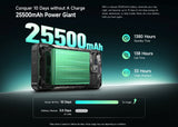 Ulefone Armor 34 Pro 5G – Rugged AI Smartphone with Built-in Projector, 25500mAh Battery, 120Hz Display, and 32GB+512GB Storage