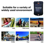 20L Portable Solar Camping Shower Bag – Foldable Outdoor Water Bag with Heating Function for Hiking, Travel, and Emergency Use