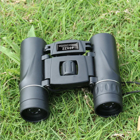 40x22 HD Long Range Binoculars – Compact Folding Telescope with BAK4 FMC Optics (2000M Range)