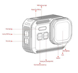 4K60FPS Waterproof Action Camera with Remote Control – Wide-Angle Sport Cam for Outdoor Adventures, Diving & Cycling