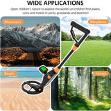 MD1008A Professional Underground Metal Detector – High Sensitivity Gold & Treasure Seeker with LCD Display (Up to 2m Depth)