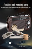 Hand Crank Emergency Weather Radio with Bluetooth – Solar/USB Rechargeable, Portable Power Bank
