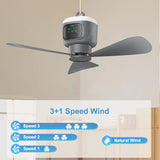 12000mAh Rechargeable Camping Ceiling Fan with LED Light & Remote | Portable Tent Cooling Fan
