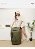 Camouflage Waterproof Oxford Travel Duffle Bag – Large Capacity Moving & Storage Bag