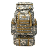 Rilibegan 70L Tactical Hiking Backpack – Camouflage, Waterproof