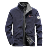 Men’s Thermal Polar Fleece Tactical Jacket – Windproof Outdoor Softshell Coat for Hiking & Survival
