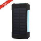 200,000mAh Solar Power Bank – Heavy-Duty Outdoor Backup Charger with Dual USB, LED Flashlight & Compass