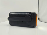 5000mAh Emergency Hand Crank & Solar Radio – AM/FM/SW, NOAA Weather Alerts, Power Bank, LED Flashlight, SOS Alarm