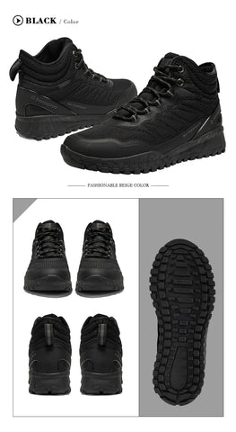 Baasploa Women’s Waterproof Winter Snow Boots – Plush Lined, Non-Slip Outdoor Sneakers