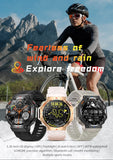 LIGE 2025 GPS Smartwatch for Men – Outdoor Sport Watch with AI Assistant, Compass, Altimeter, Barometer, and 3ATM Waterproof Protection