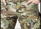 Men’s Tactical Combat Pants with Knee Pads – Camouflage Military-Grade Cargo Trousers for Hunting, Trekking & Outdoor Survival