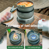 Camping Cookware Portable Stove Outdoor Cooking Set – Complete Kit for Backpacking, Hiking, Picnic & BBQ