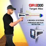GR2000 Long-Range Gold & Diamond Detector – High Sensitivity Multi-Frequency Treasure Scanner (Newest Version)