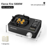 BISINNA Camping Gas Stove – 5800W High Firepower Outdoor Portable Burner