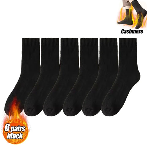 Winter Thermal Socks for Men & Women – Insulated Cold Weather Hiking Socks (Multiple Pairs Available)