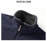 Men’s Thermal Polar Fleece Tactical Jacket – Windproof Outdoor Softshell Coat for Hiking & Survival