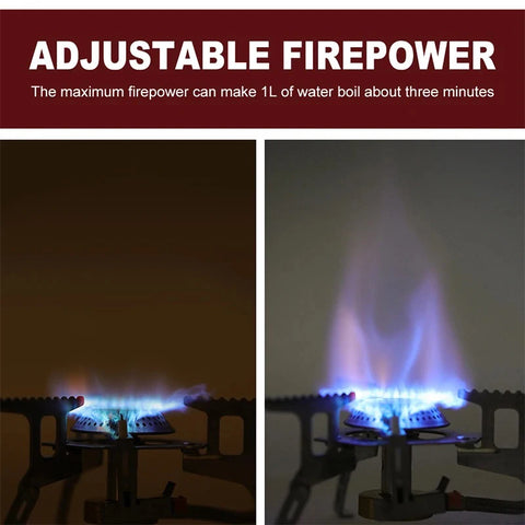 Camping Gas Stove – Portable Folding Outdoor Backpacking Stove (3500W)