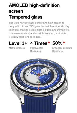 OPPO Watch X Smartwatch – 1.43" AMOLED Display, 4GB MP4/MP3 Player, Bluetooth 5.3, Multi-Sport & Health Tracking, IP68 Waterproof