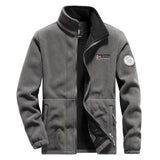 Men’s Thermal Polar Fleece Tactical Jacket – Windproof Outdoor Softshell Coat for Hiking & Survival