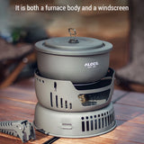 Camping Cookware Portable Stove Outdoor Cooking Set – Complete Kit for Backpacking, Hiking, Picnic & BBQ