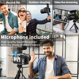 NBD 64MP Digital Camera – 16X Optical Zoom, 5K Video, WiFi & App Control, 180° Flip Screen