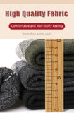 3 Pairs Merino Wool Thermal Socks for Men – Super Thick Winter Crew Socks with Fleece Terry Lining