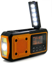 Sayin DAB+/FM Emergency Crank Radio – 5000mAh Solar Powered Bluetooth Speaker with Torch, SOS Alarm & Compass
