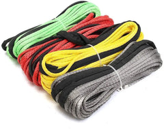 15M Synthetic Winch Rope – 10,000LBS Recovery Cable (5mm) for 4WD, ATV, SUV, Truck, Boat