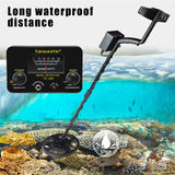 TC-200 Advanced Metal Detector – Adjustable Underground Gold & Metal Tracker with Waterproof Search Coil