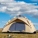 4-Person Automatic Pop-Up Tent – Waterproof & UV-Resistant Shelter for Camping, Fishing & Beach | Pakicetus