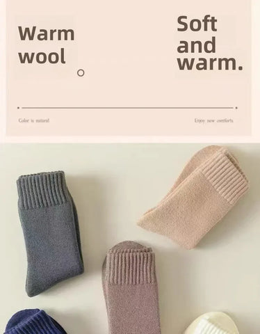 Winter Thermal Socks for Men & Women – Insulated Cold Weather Hiking Socks (Multiple Pairs Available)