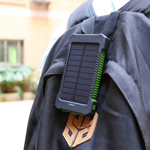 200,000mAh Solar Power Bank – Heavy-Duty Outdoor Backup Charger with Dual USB, LED Flashlight & Compass