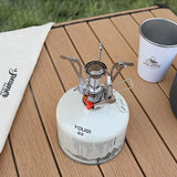 Portable Gas Camping Stove – Ultra-Light Aluminum Alloy Outdoor Cooker