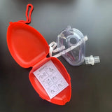 CPR Pocket Rescue Mask – Adult & Child First Aid Emergency Resuscitator with O2 Inlet