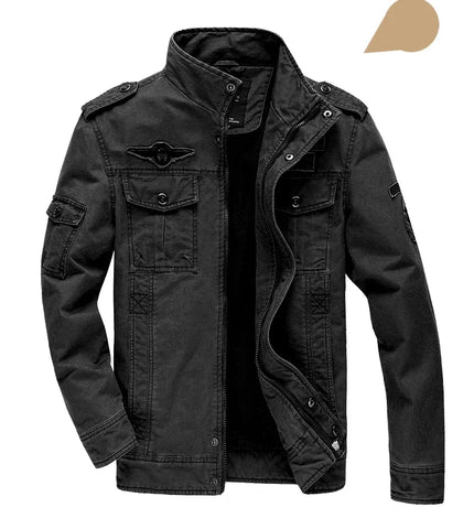 Men’s Plus Size Military Cargo Jacket – Spring & Autumn | Sizes M–6XL | Lightweight, Breathable, Tactical Style
