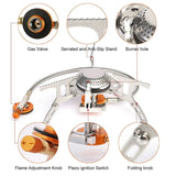 Camping Gas Stove – Portable Folding Outdoor Backpacking Stove (3500W)