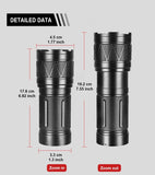 9000000LM Rechargeable Tactical LED Flashlight – 600W, Long-Range Beam, 12000mAh Power Bank, Waterproof & Zoomable