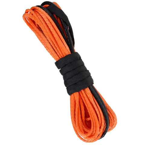 15M Synthetic Winch Rope – 10,000LBS Recovery Cable (5mm) for 4WD, ATV, SUV, Truck, Boat