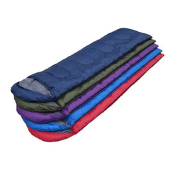 Ultralight Cotton Sleeping Bag – Envelope Style, Hooded, 750g | Summer & Spring Camping