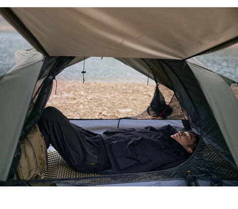 Mobi Garden 3–4 Person Waterproof Camping Tent – Double-Layer, UV & Rain Protection, Lightweight Trekking Shelter