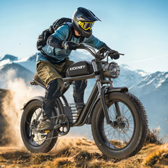 Kickwey K7 1500W Fat Tire Electric Bike – 48V 23Ah Lithium, 46km/h Mountain E-Bike for Adults