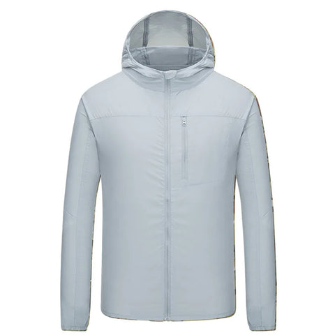 Men’s Tactical Sun-Protective Hiking Jacket – Lightweight, Waterproof, Quick-Dry Outdoor Shell